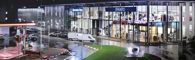 Панорама территории комплекса «Лукавто» в Михалково